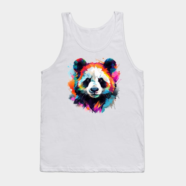 panda Tank Top by piratesnow